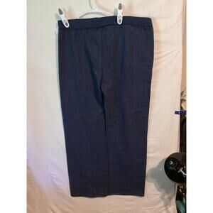 1863 NWOT Hanes Comfort Blend Womens Sweat Pants Size Large  Navy Heather Blue